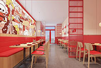鄭州餐廳設計公司：萬達廣場餐廳設計案例