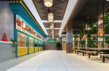 華北水利水電大學清真餐廳設計案例