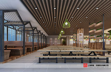 河南工業貿易職業學院餐廳設計案例